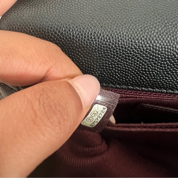 🚫SOLD🚫 Chanel Caviar Quilted Mini Coco Handle Flap Black - Picture 12 of 15